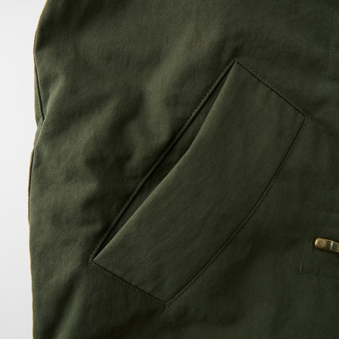 ARMY TWILL SANFORIZED [アーミーツイル サンフォライズド] 別注 中綿入り FIREMANミリタリージャケット [AM-2654501-INT-JF] SAGE