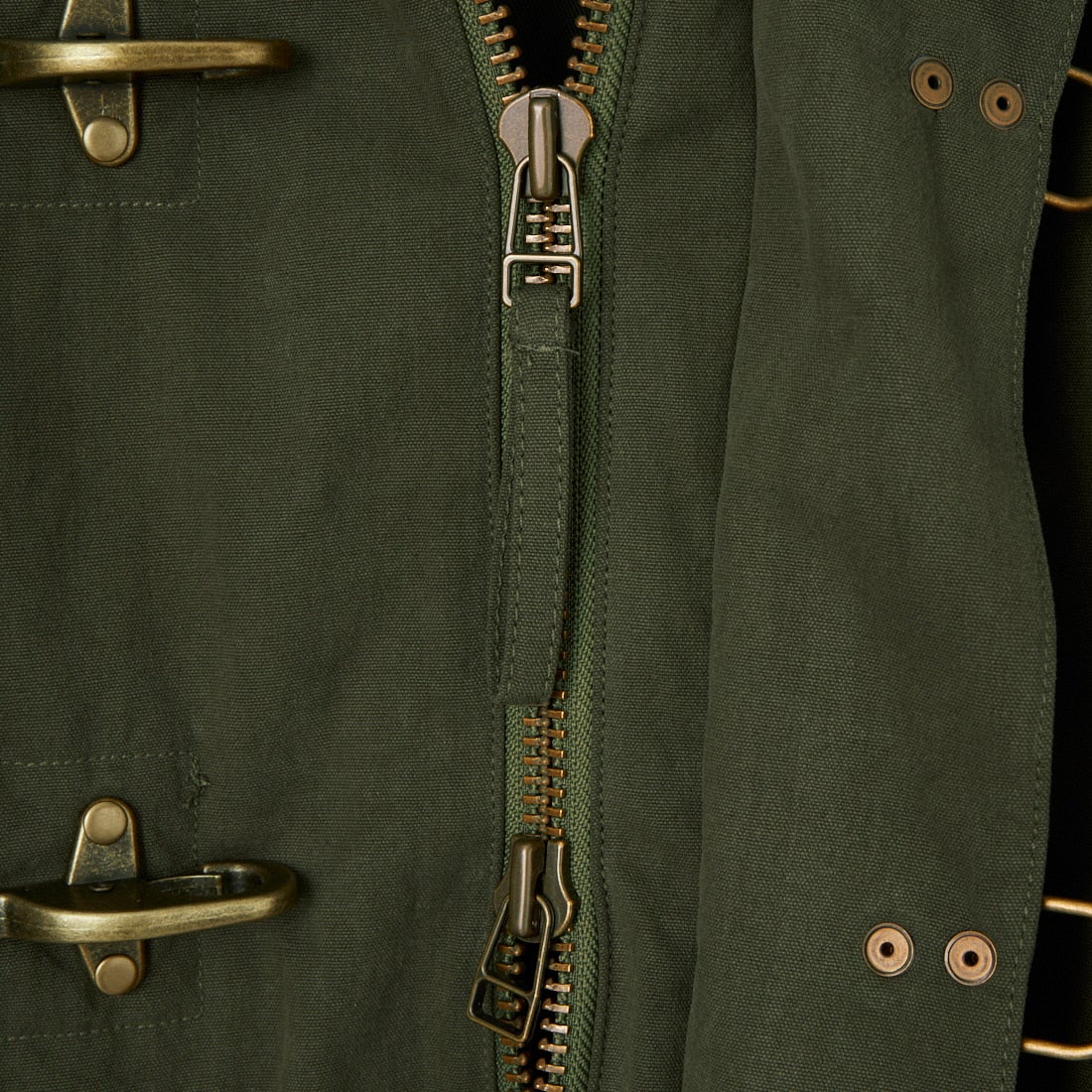 ARMY TWILL SANFORIZED [アーミーツイル サンフォライズド] 別注 中綿入り FIREMANミリタリージャケット [AM-2654501-INT-JF] SAGE