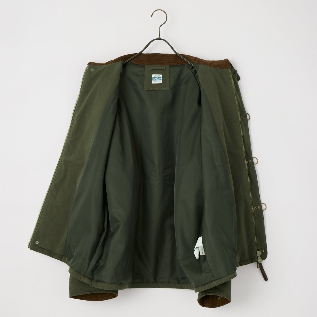 ARMY TWILL SANFORIZED [アーミーツイル サンフォライズド] 別注 中綿入り FIREMANミリタリージャケット [AM-2654501-INT-JF] SAGE