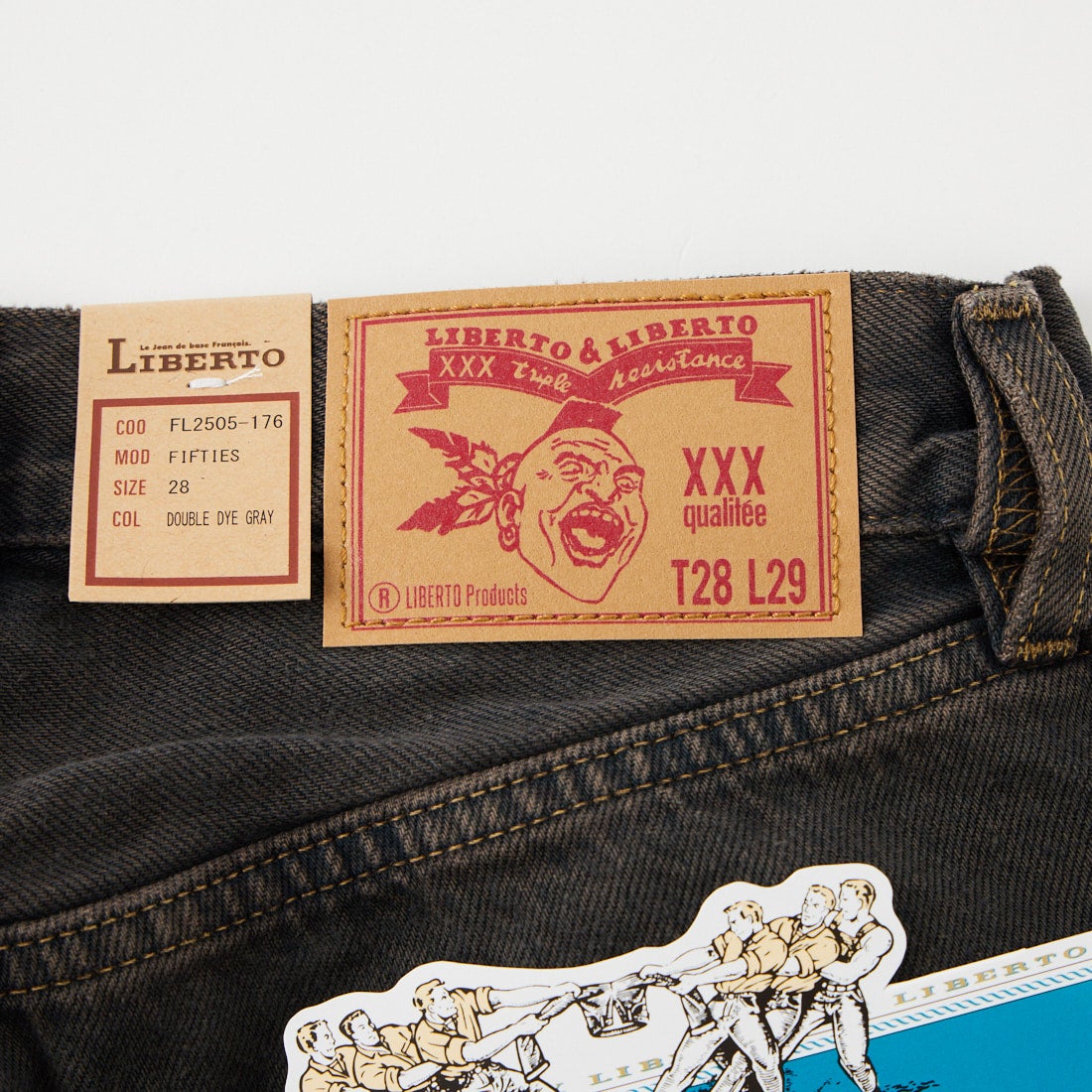 LIBERTO [リベルト] FIFTIES テーパードデニム [FL2505] 176 DOUBLE
