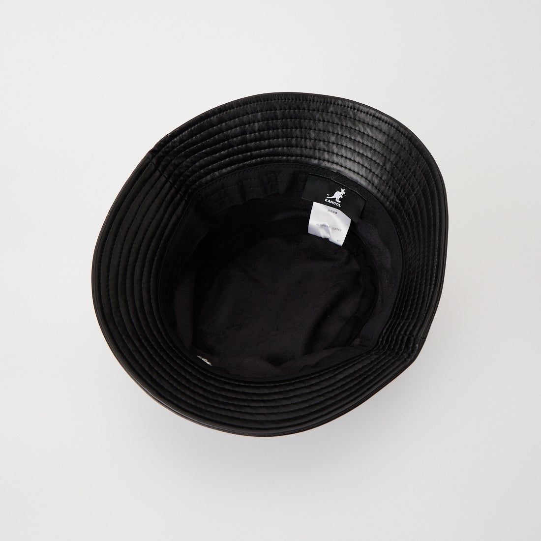 KANGOL [カンゴール] 日本限定 フェイクレザー バケットハット [260069601] 01 BLACK