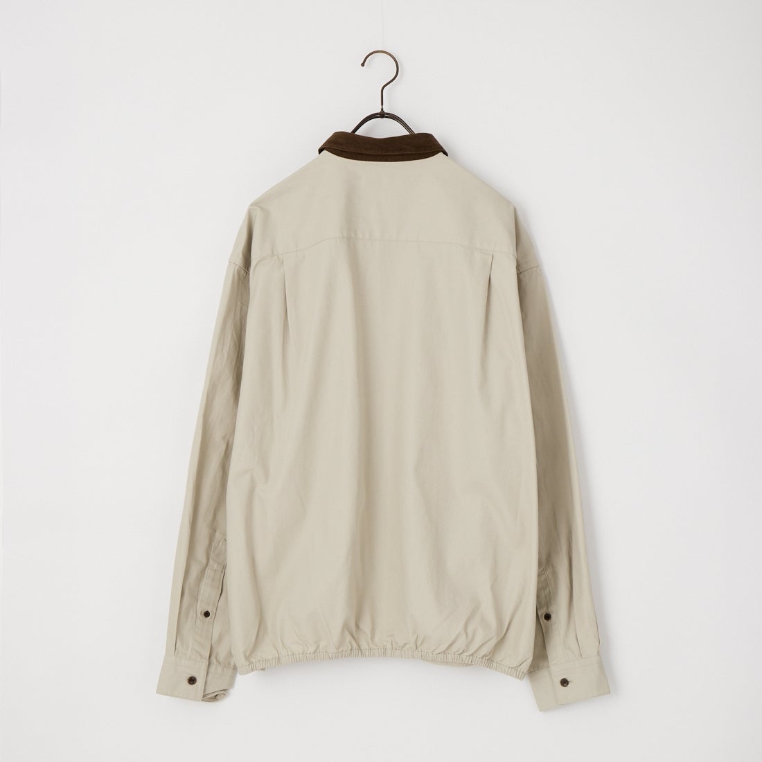 Gymphlex [ジムフレックス] ロングスリーブショートシャツ [GY-B0504CZX] BEIGE/BROW