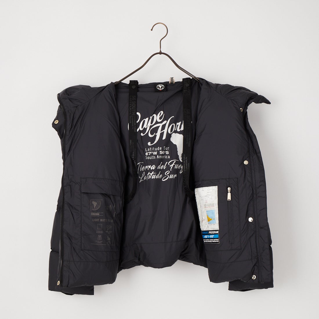CAPE HORN [ケープホーン] ESQUEL / エスケル ダウンジャケット [D2542] 500 BLACK