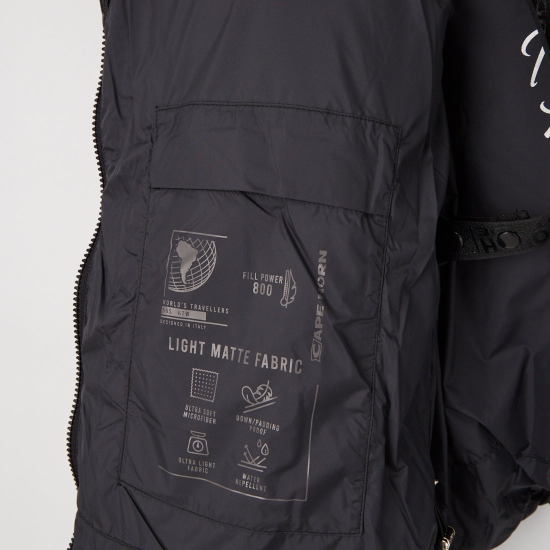 CAPE HORN [ケープホーン] ESQUEL / エスケル ダウンジャケット [D2542] 500 BLACK