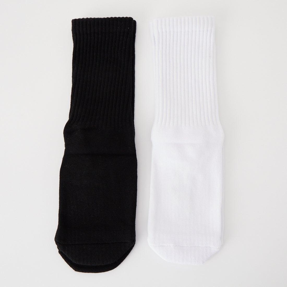 heyep [ヘイップ] ロゴソックス 2足セット [HP01826] BLK/WHT