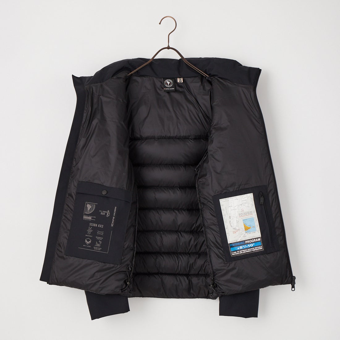 CAPE HORN [ケープホーン] TONGARIKI / トンガリキ ショートダウンジャケット [D1530] 500 BLACK