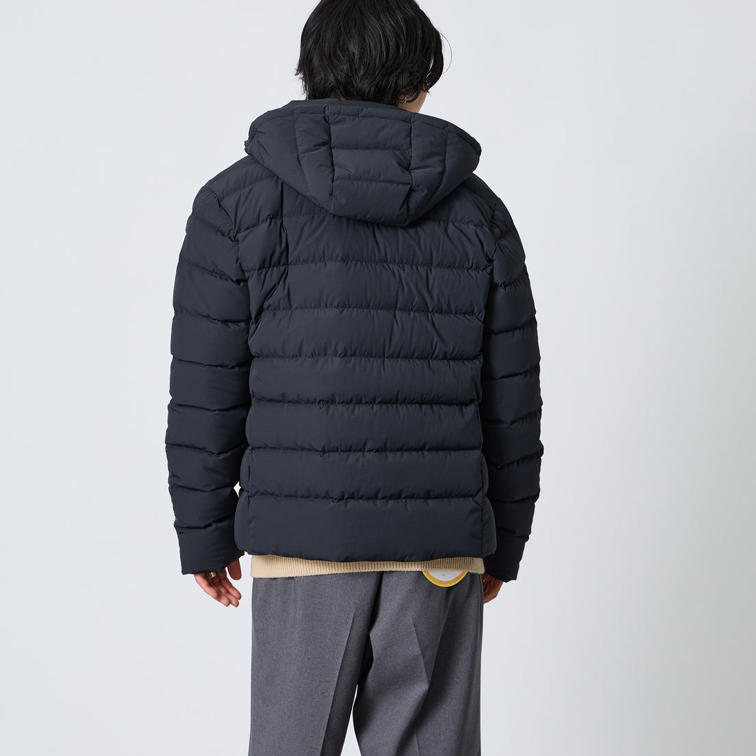 CAPE HORN [ケープホーン] WILLIAMS / ウィリアムズ ダウンジャケット [D1570] 500 BLACK &&モデル身長：177cm 着用サイズ：50&&