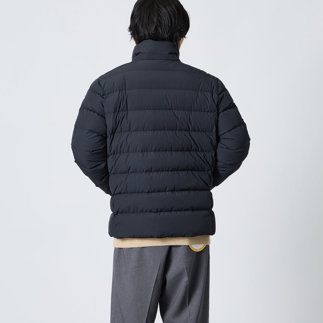 CAPE HORN [ケープホーン] WILLIAMS / ウィリアムズ ダウンジャケット [D1570] 500 BLACK &&モデル身長：177cm 着用サイズ：50&&