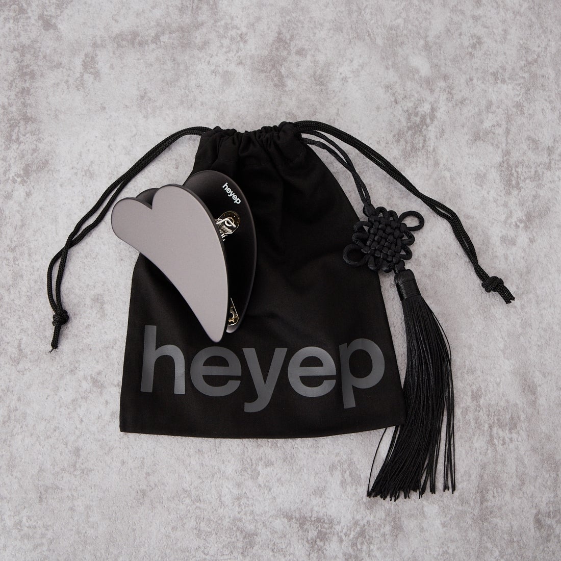 heyep [ヘイップ] マット ラージハートクリップ [HP02726] BLACK