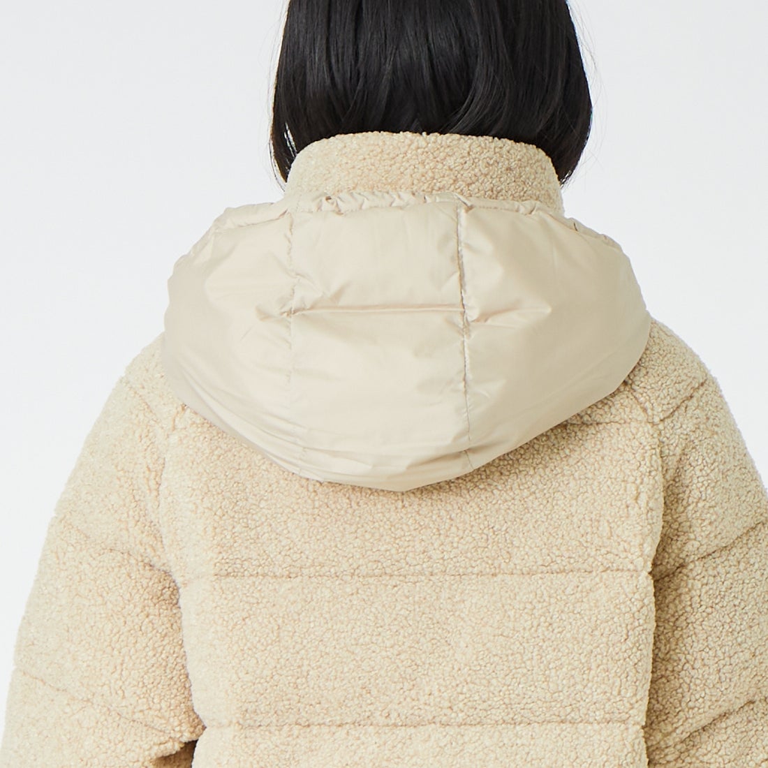 CAPE HORN [ケープホーン] TARABA / タラバ ボアダウンジャケット [D2591] 110 SPUGNO &&モデル身長：162cm 着用サイズ：40&&