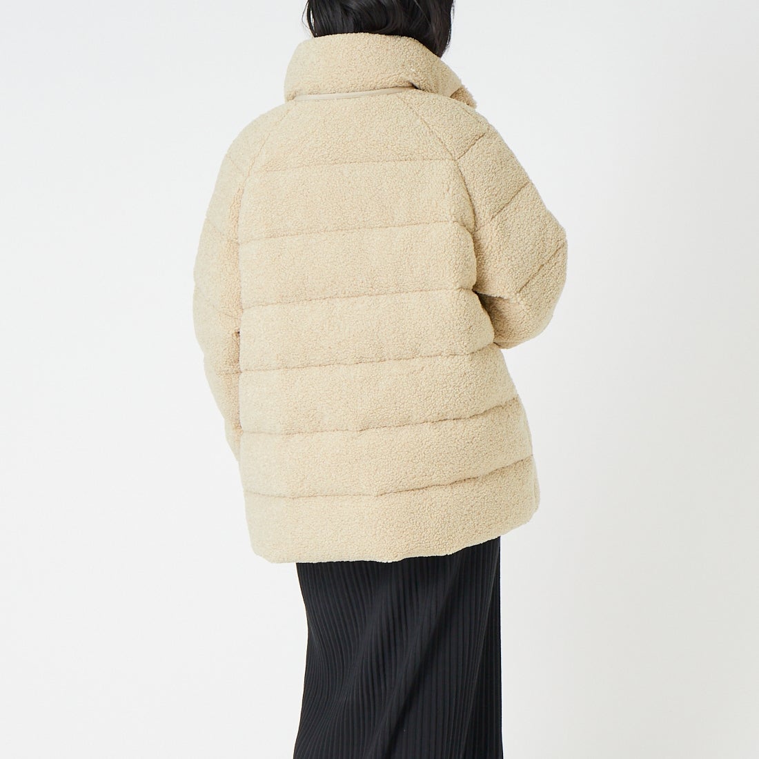 CAPE HORN [ケープホーン] TARABA / タラバ ボアダウンジャケット [D2591] 110 SPUGNO &&モデル身長：162cm 着用サイズ：40&&