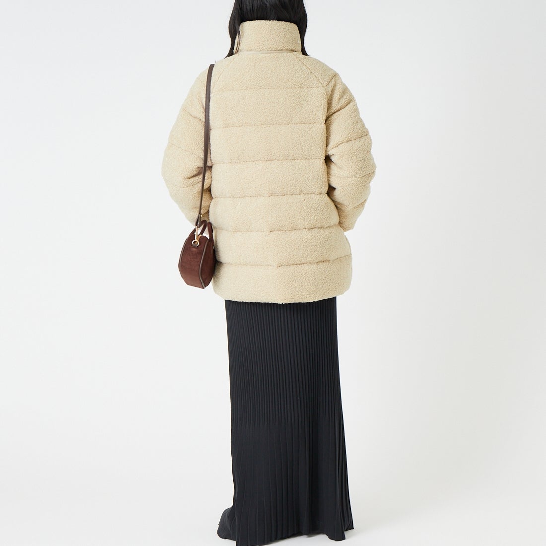CAPE HORN [ケープホーン] TARABA / タラバ ボアダウンジャケット [D2591] 110 SPUGNO &&モデル身長：162cm 着用サイズ：40&&