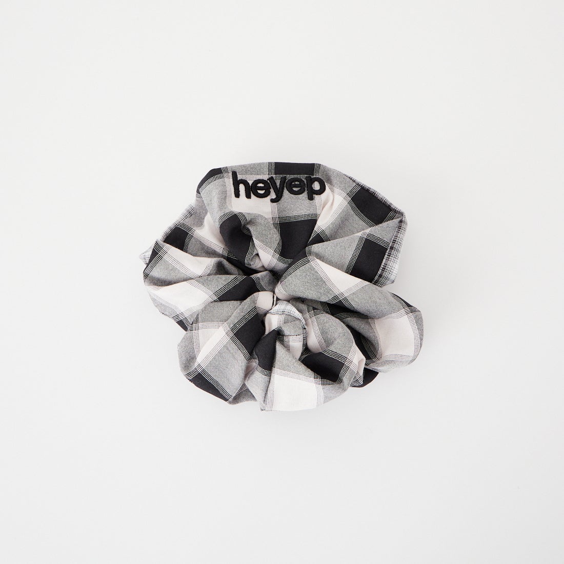 heyep [ヘイップ] デュアルチェック シュシュ [HP07526] BLACK