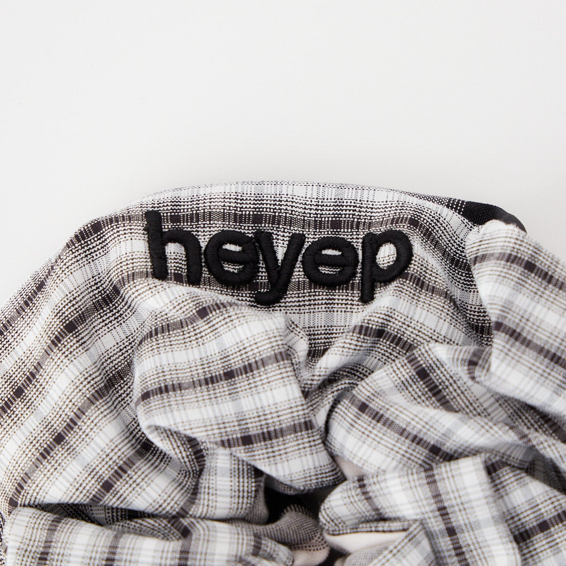heyep [ヘイップ] デュアルチェック シュシュ [HP07526] BLACK