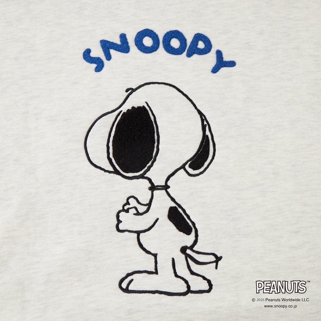 PEANUTS × JEANS FACTORY [ピーナッツ × ジーンズファクトリー] 別注 PEANUTS スヌーピー スウェット [JFC-264-087] ASH.GRY