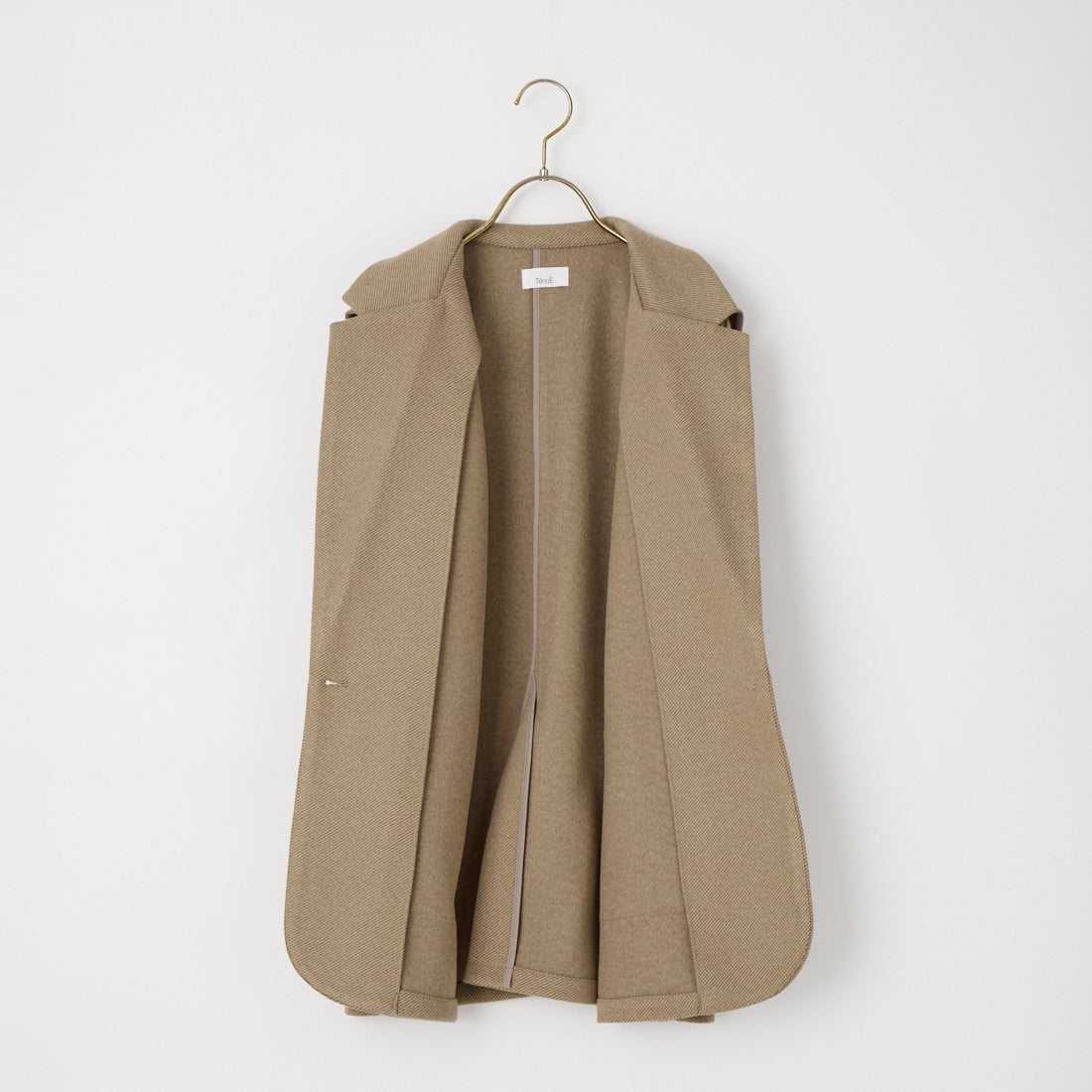 TenuE [テニュイ] ヘリンボーンテーラードジレ [26040215] GREIGE