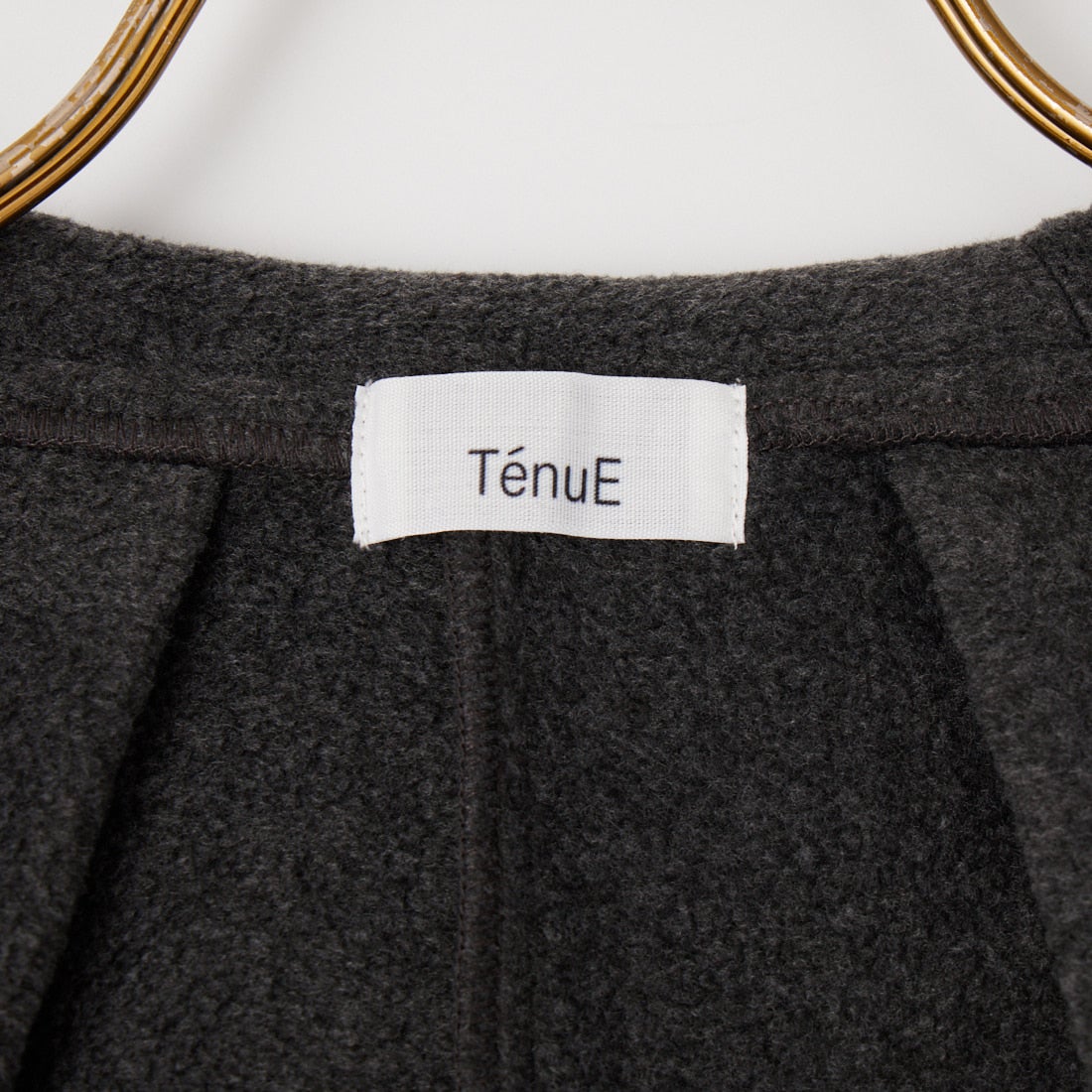 TenuE [テニュイ] フリースボアフーデッドベスト [26040217] CHARCOA