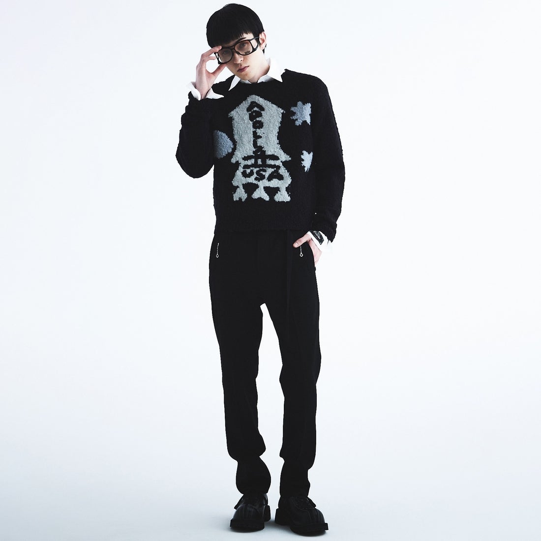 DAIRIKU [ダイリク] DANNY ピリングニット [DA-26AW-K1] BLACK