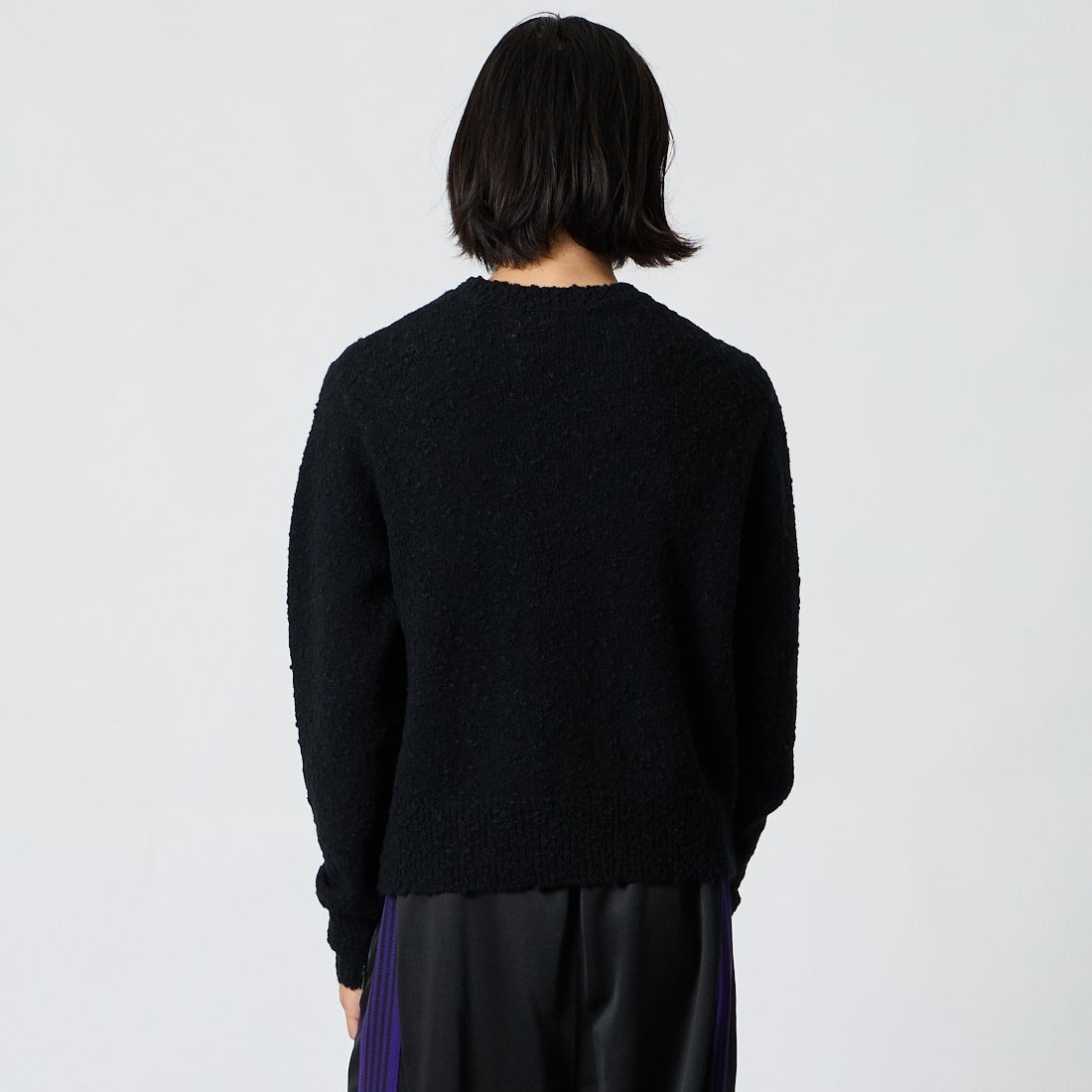DAIRIKU [ダイリク] DANNY ピリングニット [DA-26AW-K1] BLACK &&モデル身長：175cm 着用サイズ：M&&