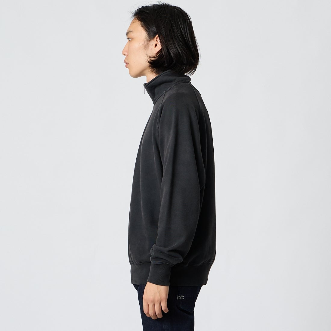 Saturdays NYC [サタデーズ ニューヨークシティ] K.K プルオーバー スウェットシャツ [BBM66280] FADE BLACK