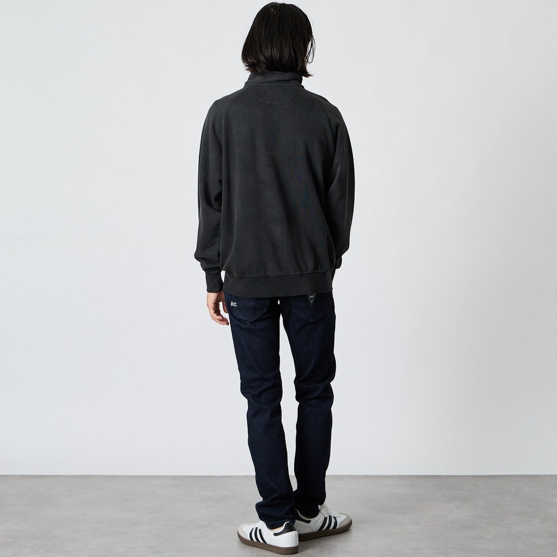 Saturdays NYC [サタデーズ ニューヨークシティ] K.K プルオーバー スウェットシャツ [BBM66280] FADE BLACK