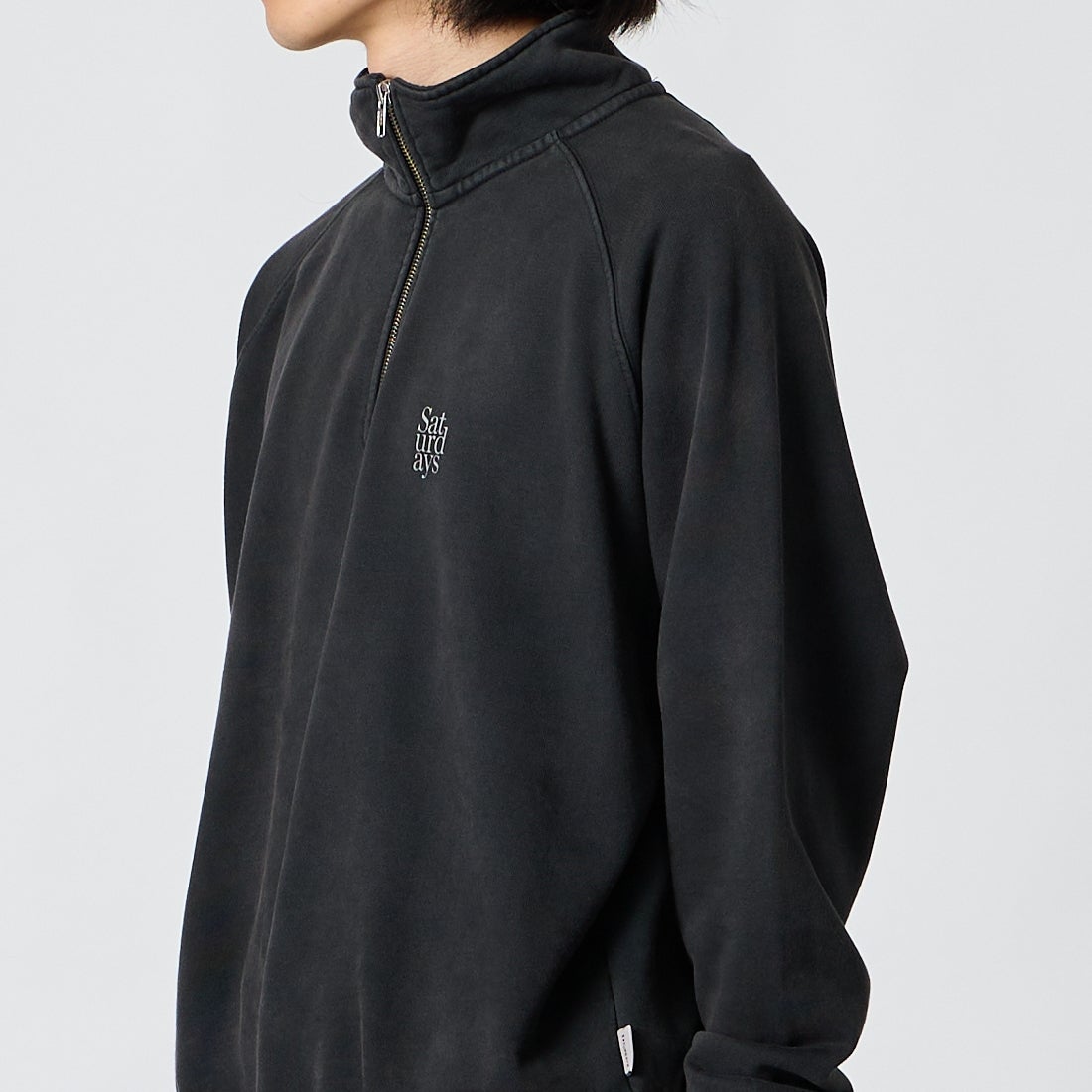 Saturdays NYC [サタデーズ ニューヨークシティ] K.K プルオーバー スウェットシャツ [BBM66280] FADE BLACK