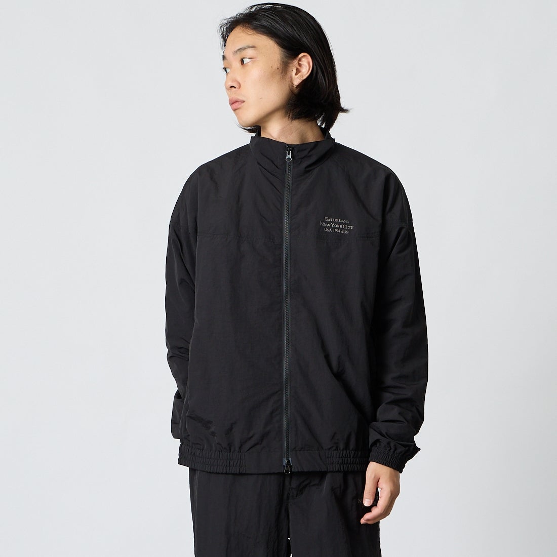 Saturdays NYC [サタデーズ ニューヨークシティ] Everett INT トレーニングジャケット [BBL66040] BLACK