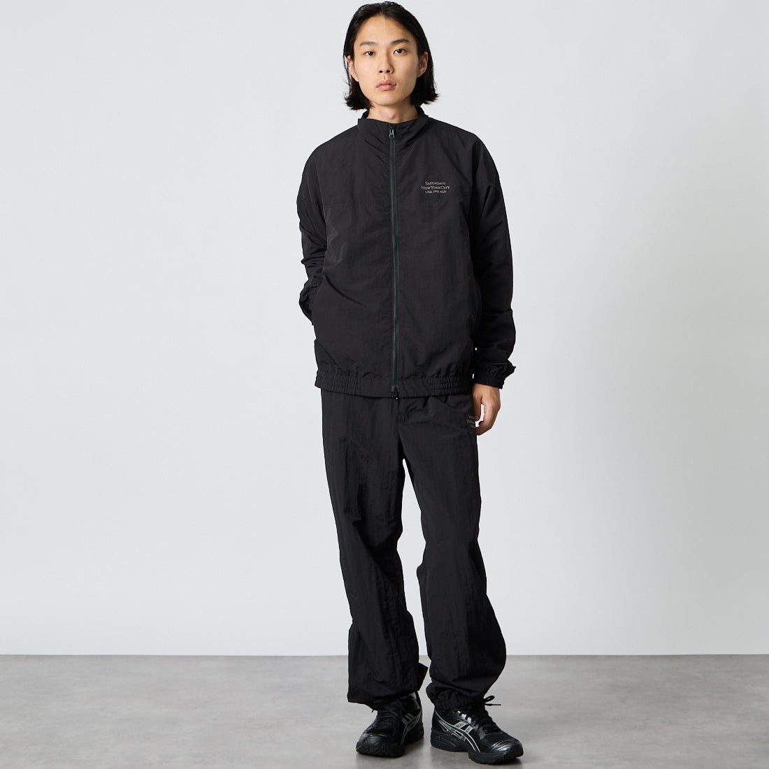 Saturdays NYC [サタデーズ ニューヨークシティ] Everett INT トレーニングジャケット [BBL66040] BLACK