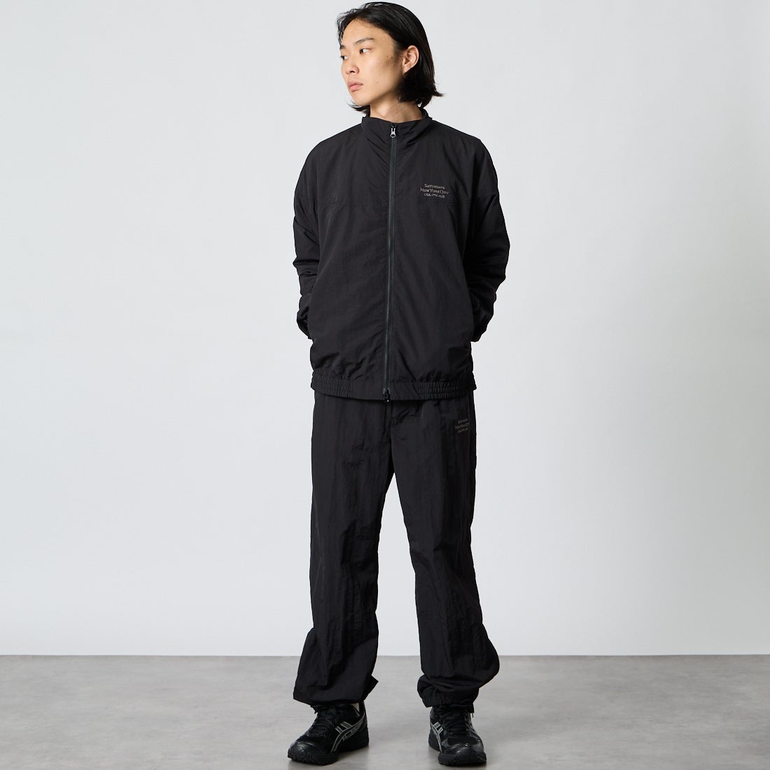 Saturdays NYC [サタデーズ ニューヨークシティ] Everett INT トレーニングジャケット [BBL66040] BLACK