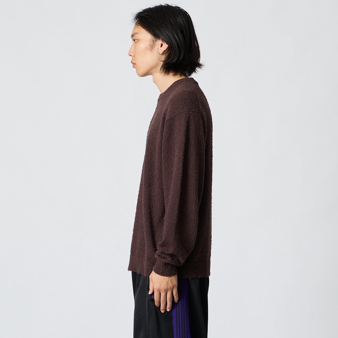 Saturdays NYC [サタデーズ ニューヨークシティ] グレッグ ループヤーン セーター [BBM66130] DK BROWN