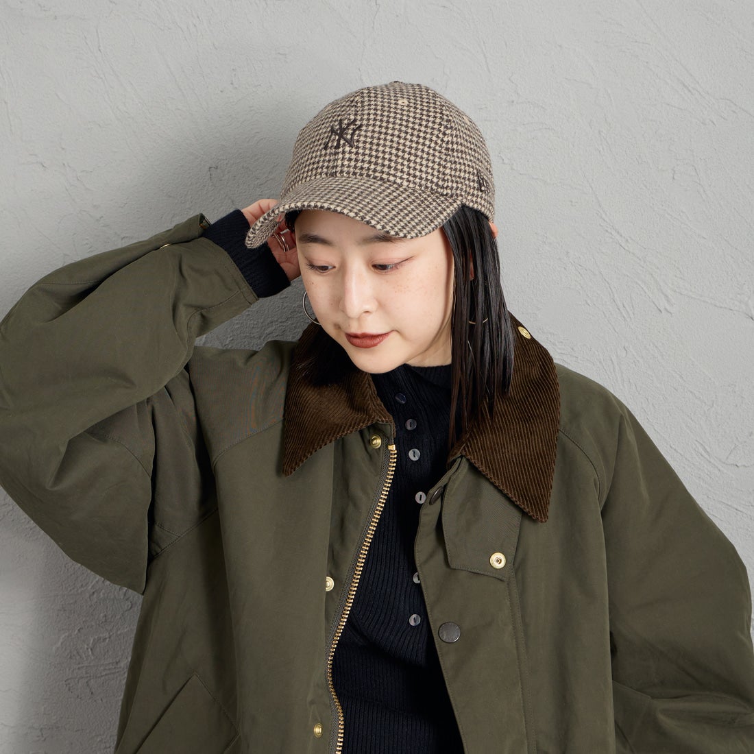 NEW ERA [ニューエラ] 別注 9TWENTY ウールキャップ ニューヨーク・ヤンキース [15401136-JF] BEIGE