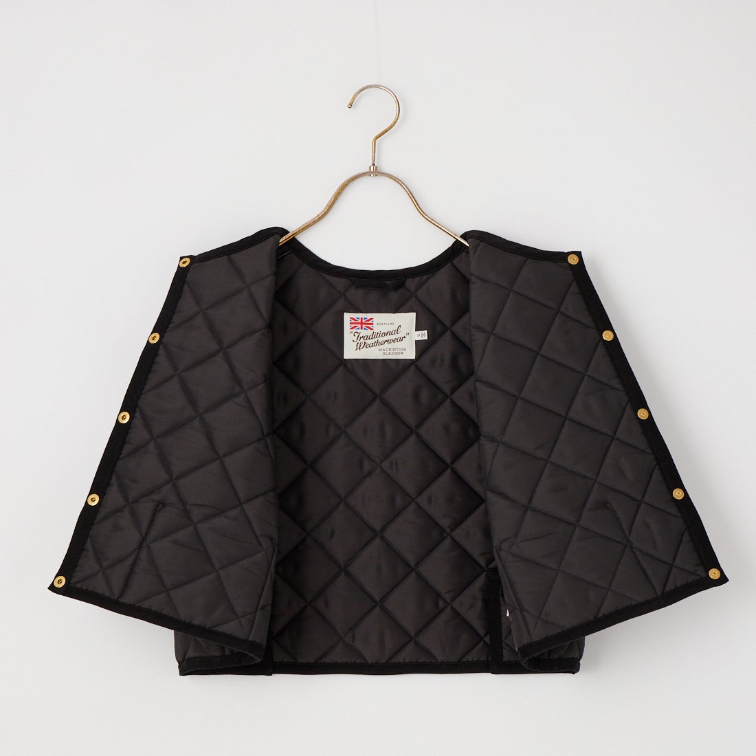 Traditional Weatherwear [トラディショナル ウェザーウェア] ARKLEY GILET / アークリー ジレ [APQVS0308AA] AA01 BK/BK