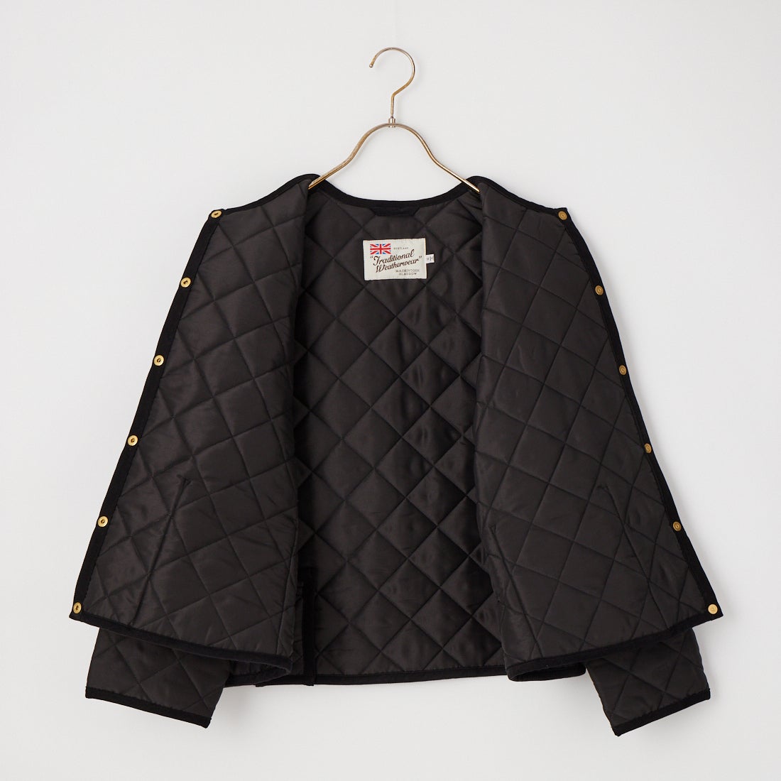 Traditional Weatherwear [トラディショナル ウェザーウェア] ARKLEY / アークリー Aライン [APQCO0484AA] AA01 BK/BK
