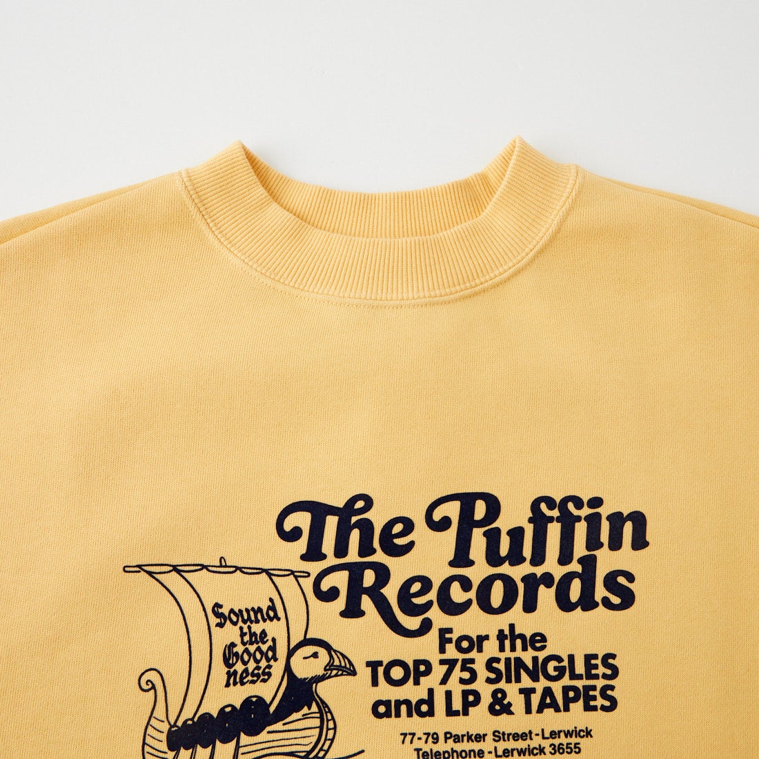 THE SHINZONE [ザ シンゾーン] The Puffin Records スウェットシャツ [26AMSCU09] 54 CORN YE