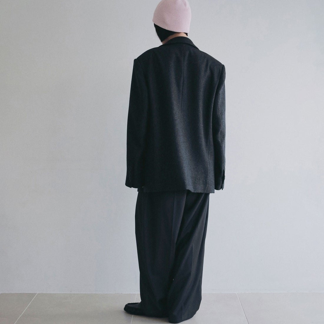 anuke [アンヌーク] HERRINGBONE WOOL JACKET [62620104] C/GRY