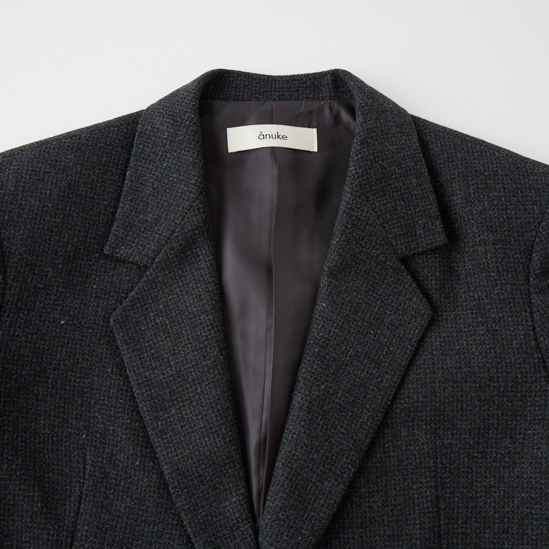 anuke [アンヌーク] HERRINGBONE WOOL JACKET [62620104] C/GRY
