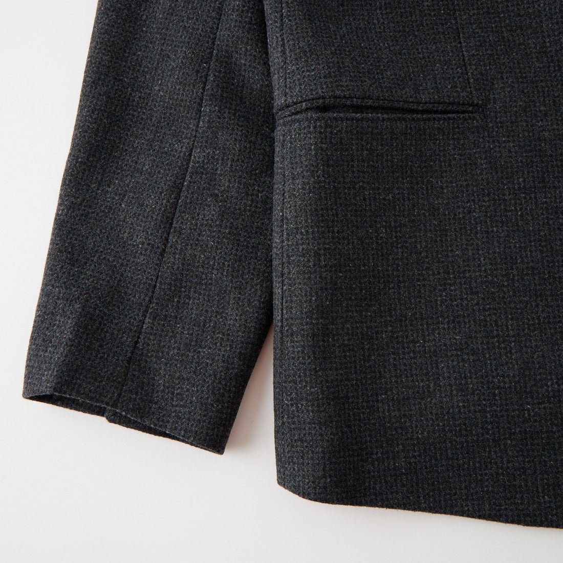 anuke [アンヌーク] HERRINGBONE WOOL JACKET [62620104] C/GRY