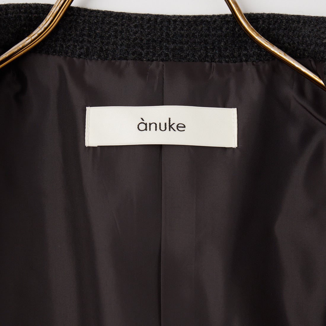 anuke [アンヌーク] HERRINGBONE WOOL JACKET [62620104] C/GRY