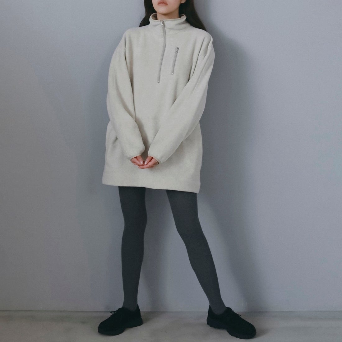 anuke [アンヌーク] FLEECE 2WAY ONEPIECE [62620307] OML