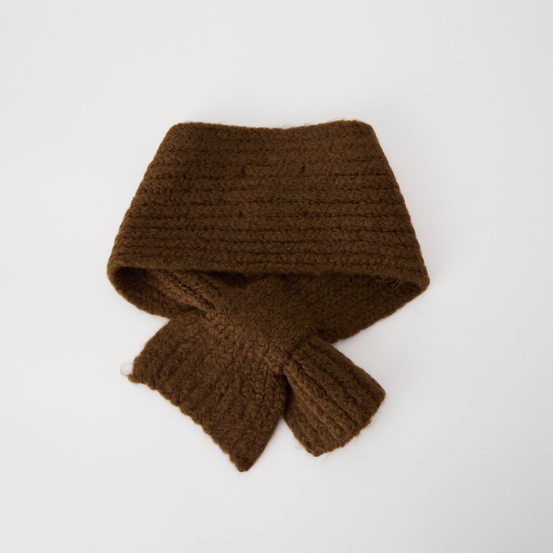 HTS [エイチティーエス] リブループスカーフ [BNHT2651] 8700 MOCHA