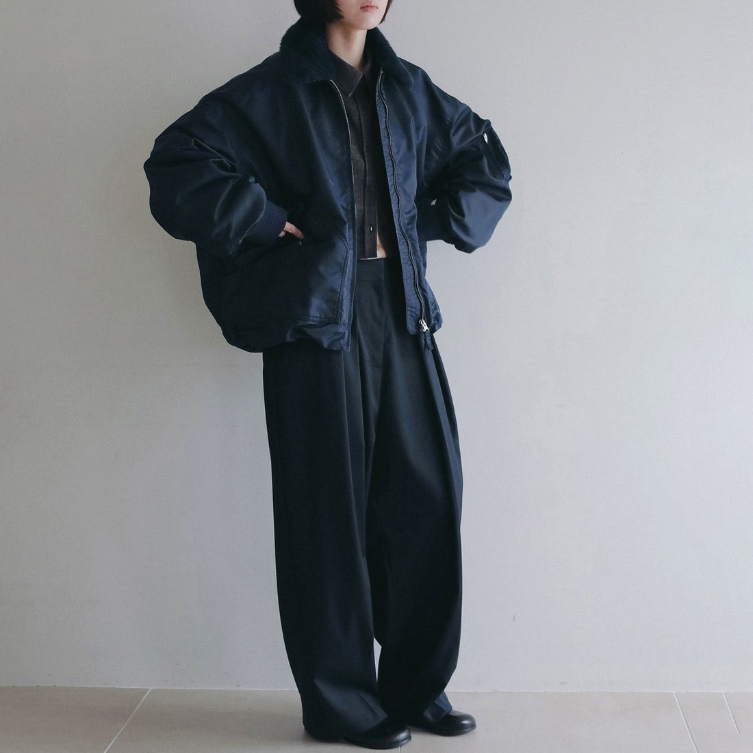 anuke [アンヌーク] MA-2 FLIGHT JACKET [62620201] NVY