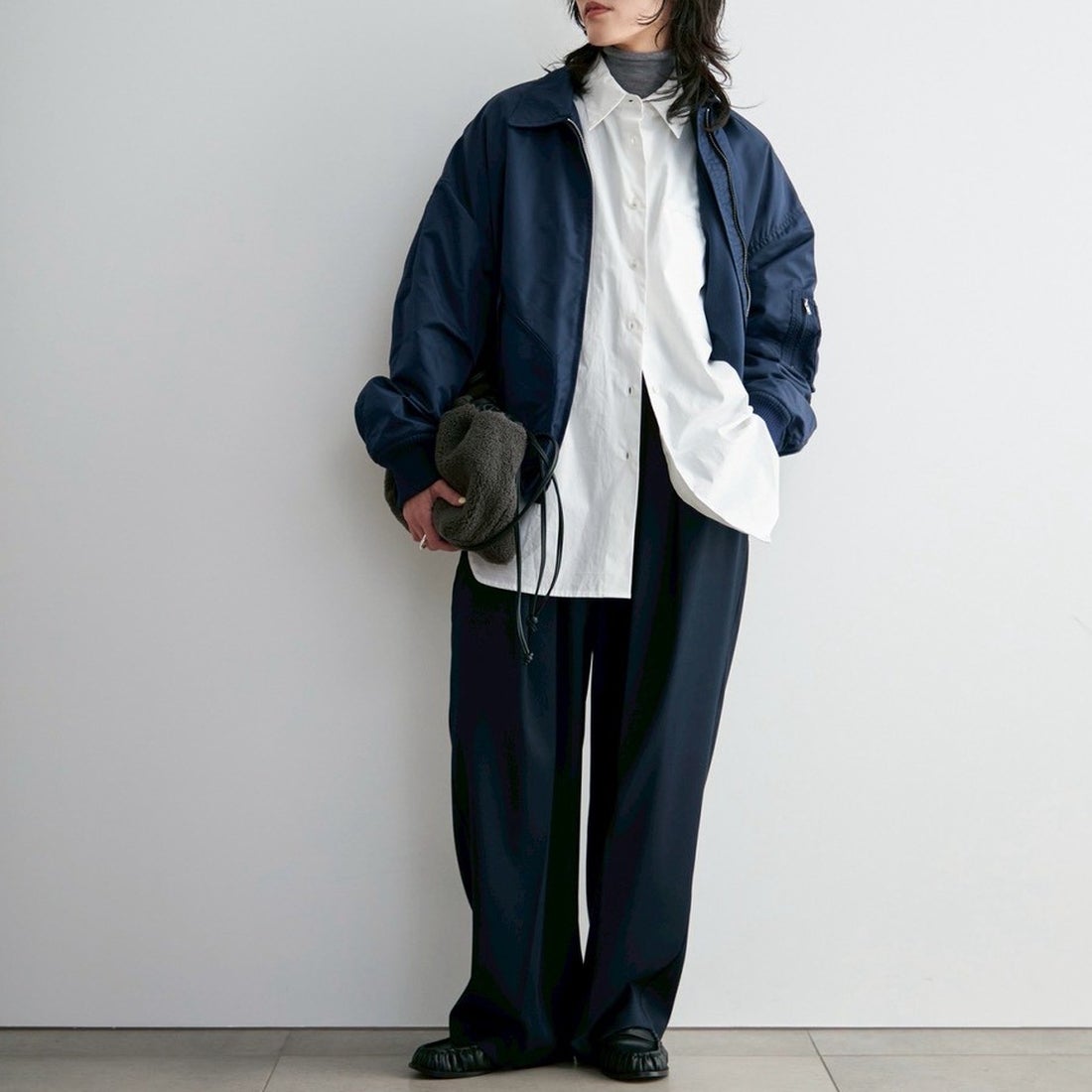 anuke [アンヌーク] MA-2 FLIGHT JACKET [62620201] NVY