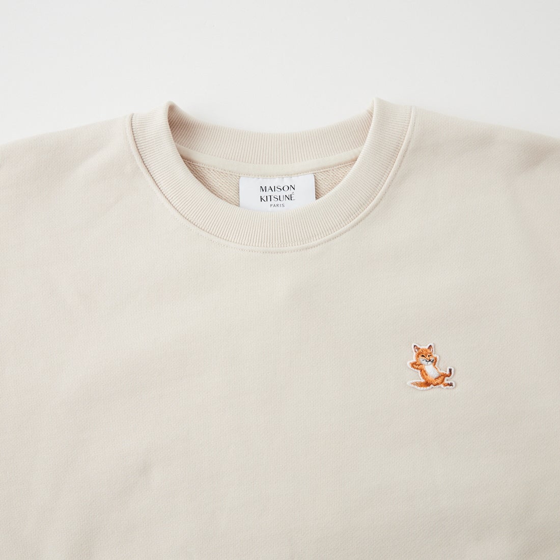 MAISON KITSUNE [メゾン キツネ] チラックス フォックス コンフォート スウェットシャツ [MRWJS10KM0341] 0548 MOON