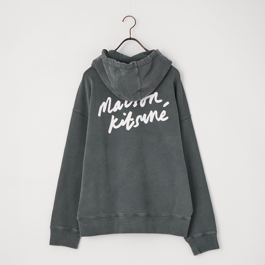 MAISON KITSUNE [メゾン キツネ] ハンドライティング フェード オーバーサイズ フーディ [MRMJH05KMBIT5] 0612 TURBL