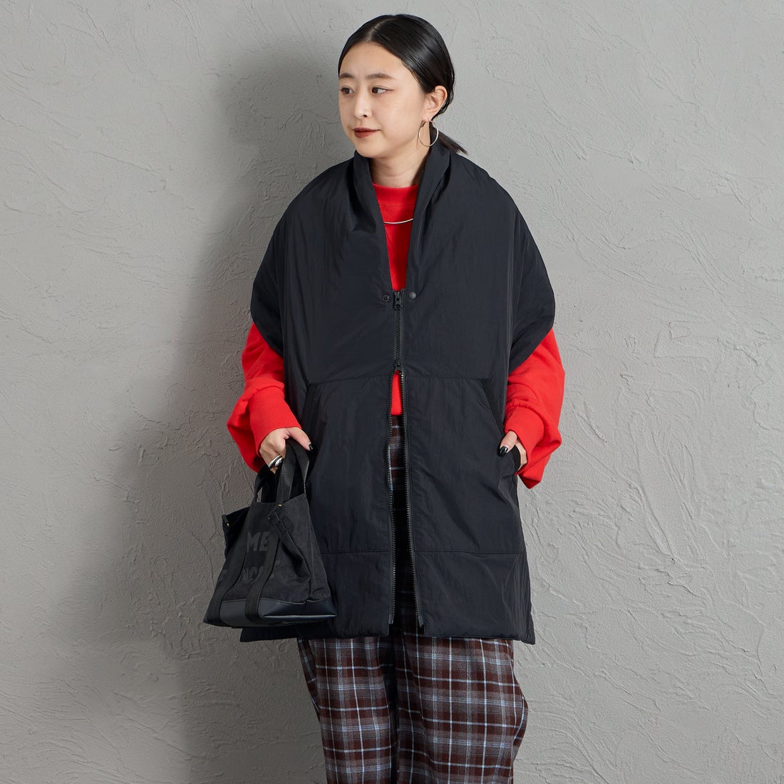 NORDISK [ノルディスク] 別注 中綿マフラーベスト [NU41802-JF] BLACK