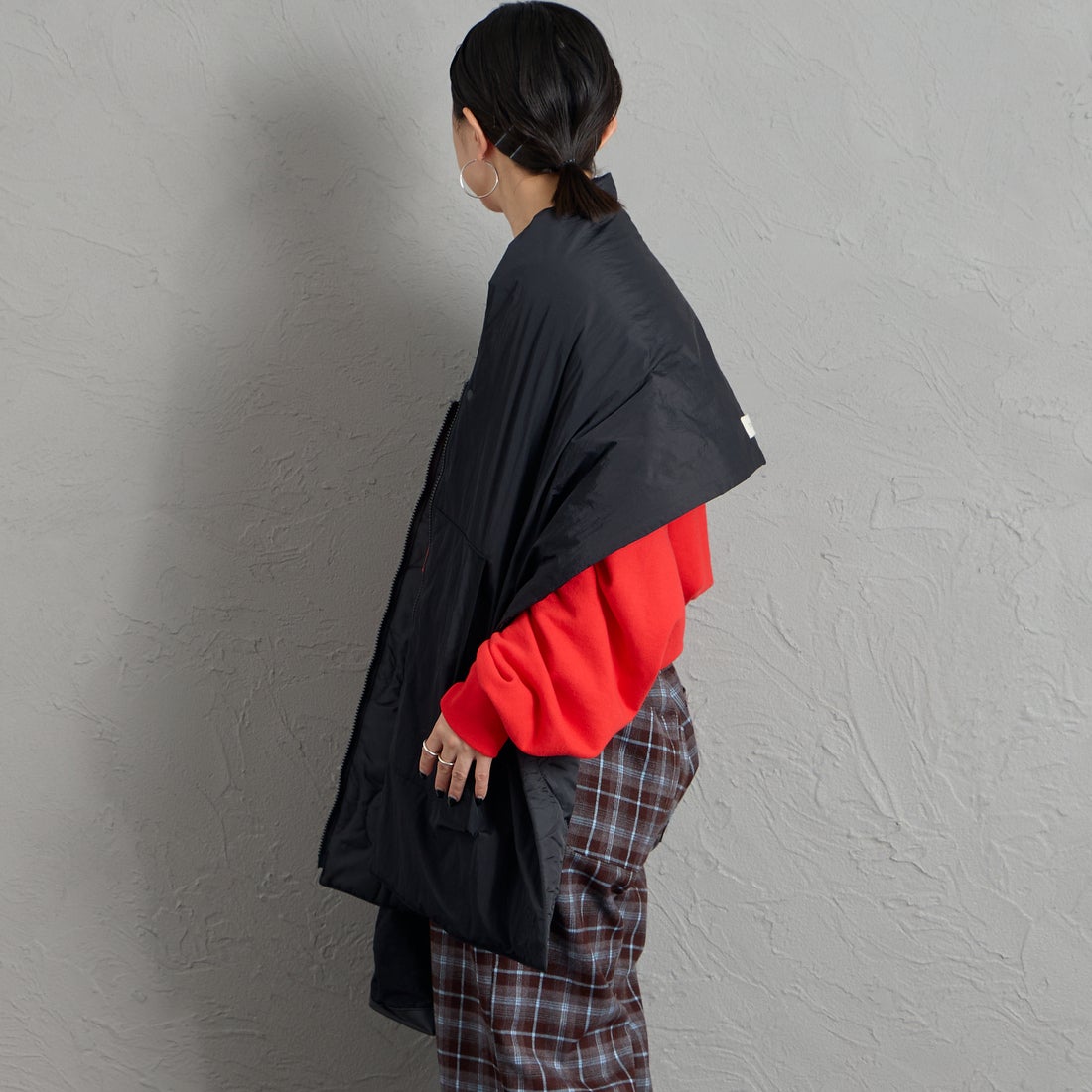 NORDISK [ノルディスク] 別注 中綿マフラーベスト [NU41802-JF] BLACK