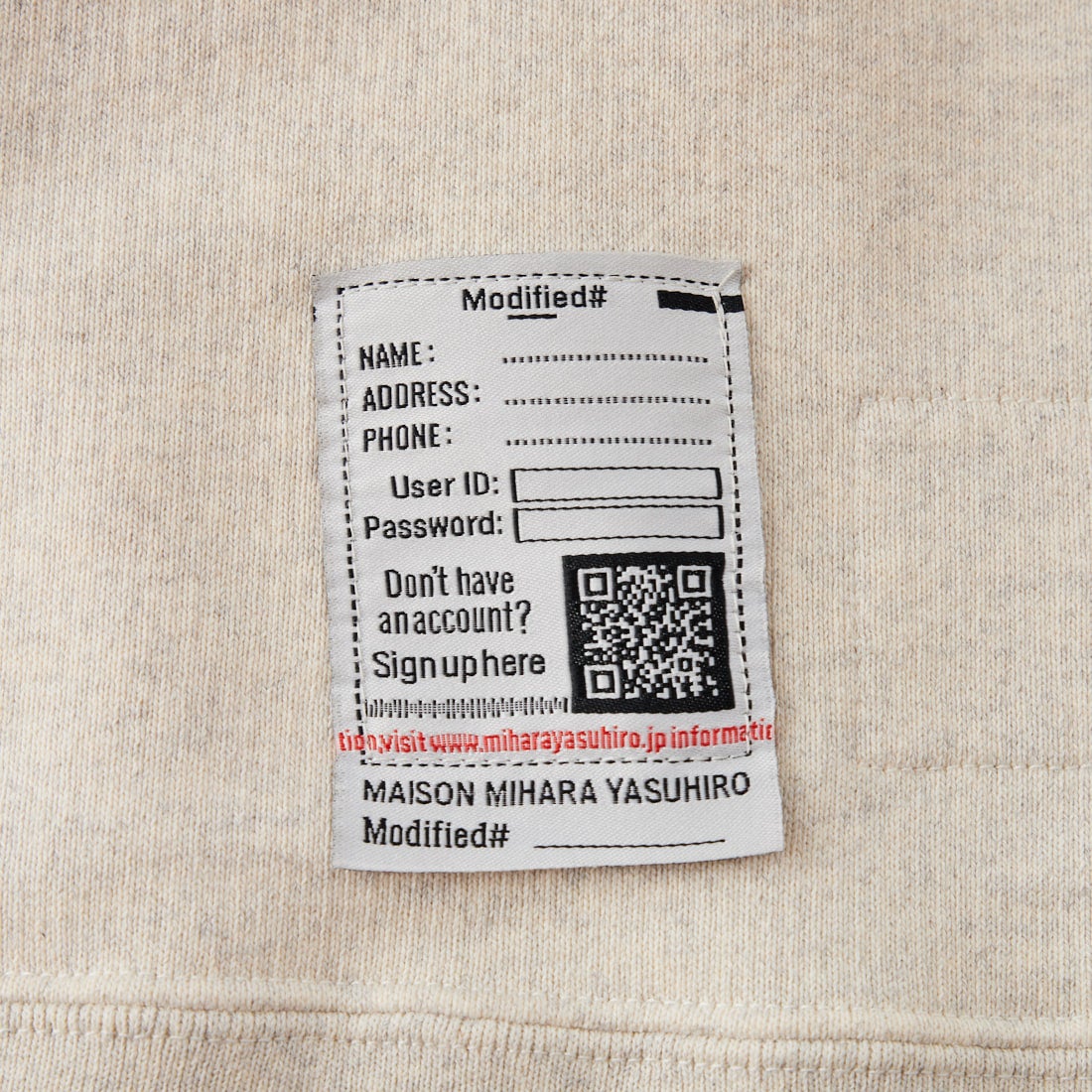Maison MIHARA YASUHIRO [メゾン ミハラヤスヒロ] キッズ ドゥードゥル プリントスウェットシャツ [J17PO763] WHITE