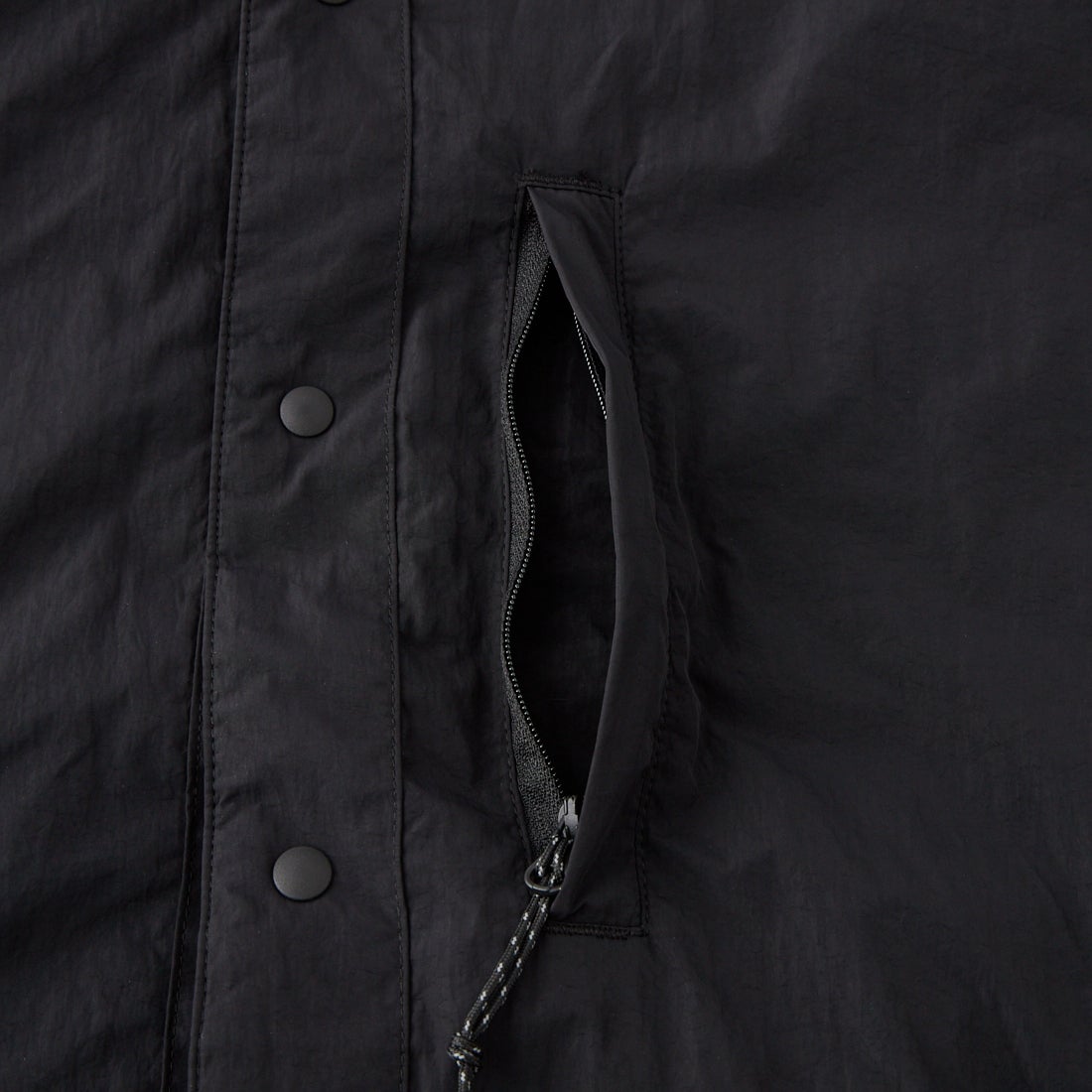 NORDISK [ノルディスク] 別注 中綿ノーカラージャケット [NU41801-JF] BLACK