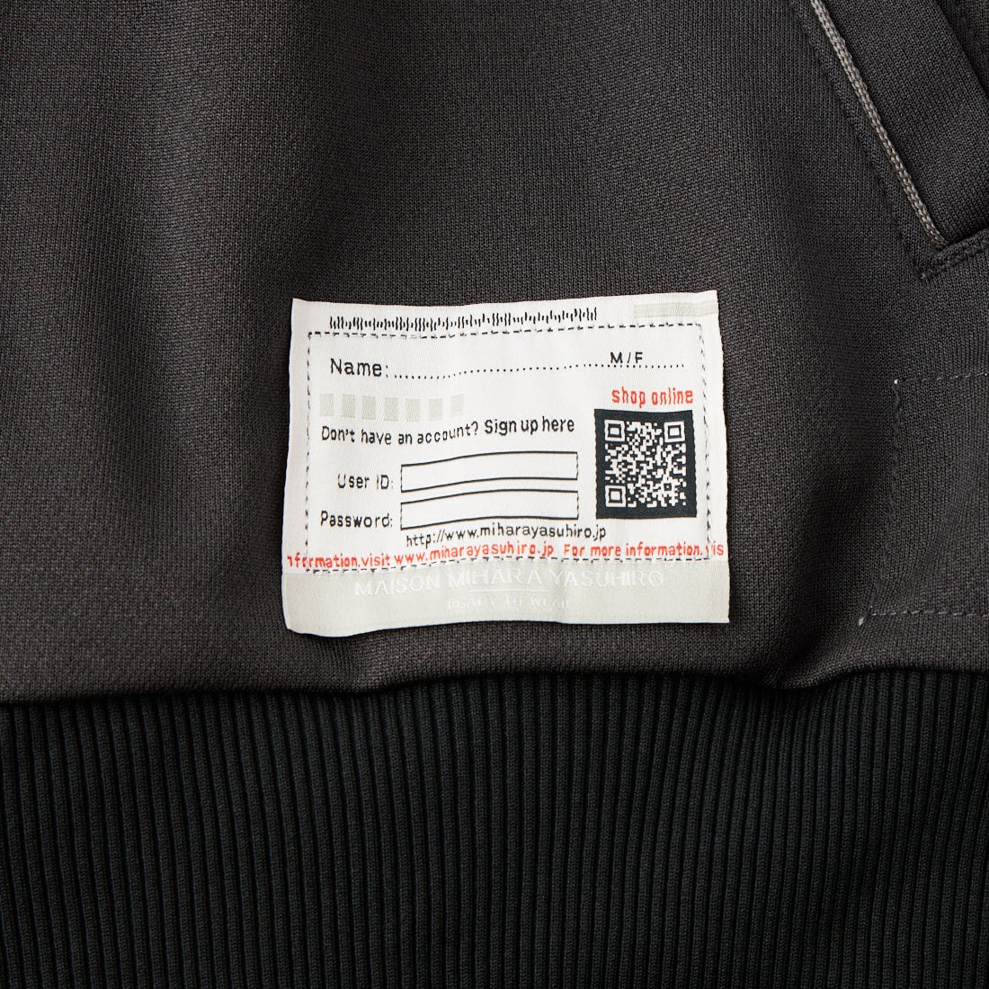 Maison MIHARA YASUHIRO [メゾン ミハラヤスヒロ] ワイドバック トラックジャケット [A17JK561] BLACK