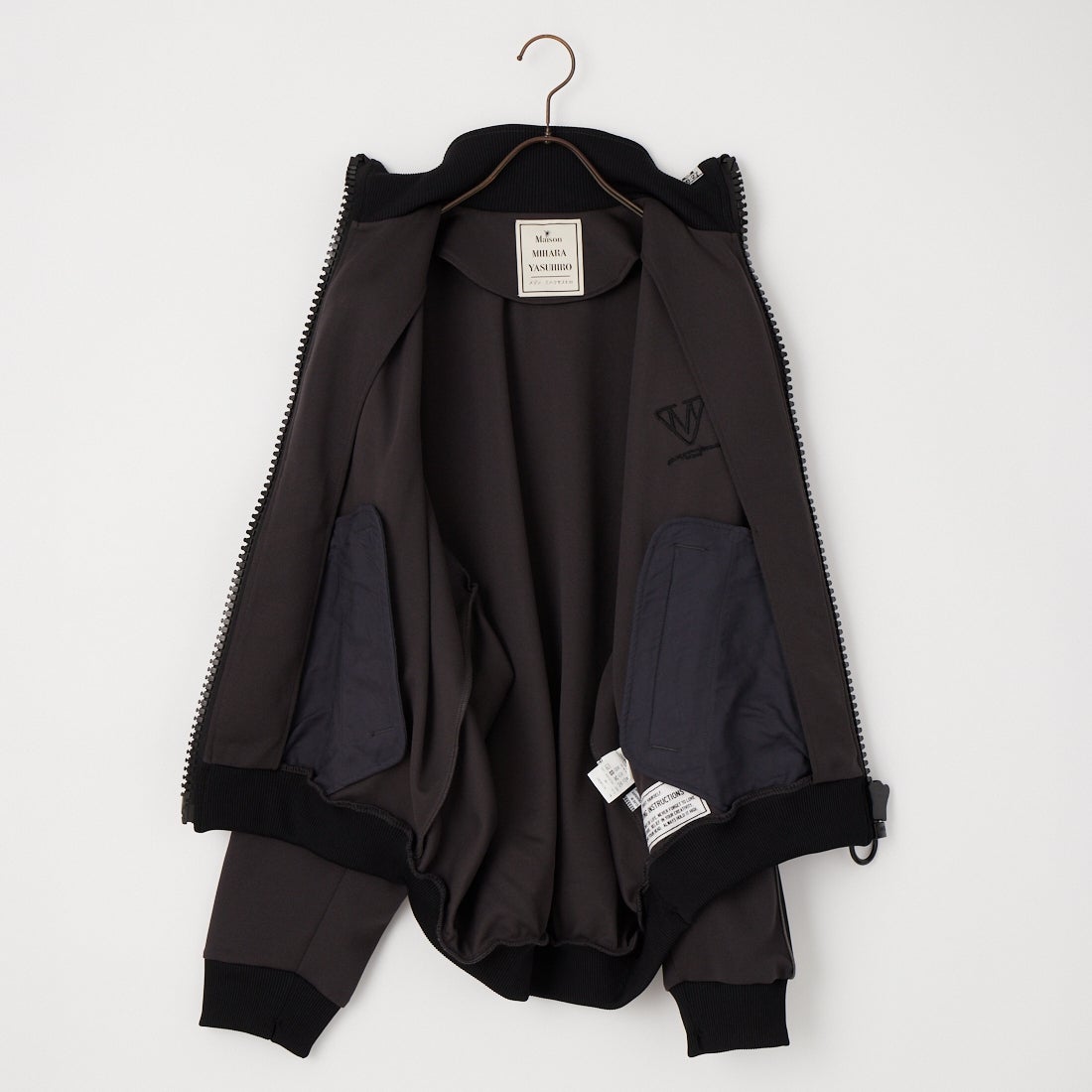 Maison MIHARA YASUHIRO [メゾン ミハラヤスヒロ] ワイドバック トラックジャケット [A17JK561] BLACK